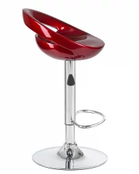 Стул барный DOBRIN DISCO Бордовый металлик