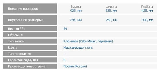 Депозитная ячейка DB-6S