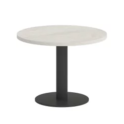 Стол журнальный круглый ХОМЕ ОФФИCЕ ВР.СП-5-60.1Г Дуб Наварра/Антрацит металл / HOME OFFICE VR.SP-5-60.1G