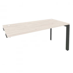 Стол-приставка на П-образном м/к к опорным элементам ОНИКС О.МП-СПР-4.7 Денвер Светлый/Антрацит / ONIX O.MP-SPR-4.7
