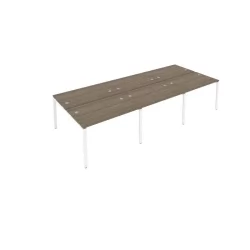 Рабочая станция на 6 раб.места Метал Сйстем Б.СМ-6.2 Вяз/Белый / Metal System