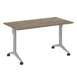 Стол складной мобильный КС-Пулл КС.М-3.7 Тиквуд Темный/Белый / X-Pull X.M-3.7