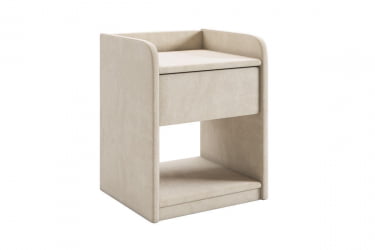 Тумба дизайнерская Аманда 2 TM-003.2 крем (велюр)