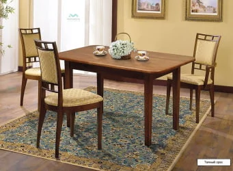 Стол обеденный массив Орех темный (1100)