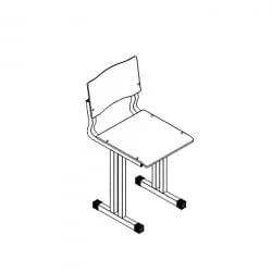 Стул ученический АЛц.СН-6-т20