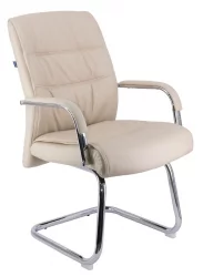 Кресло для посетителей Bond CF экокожа Бежевый