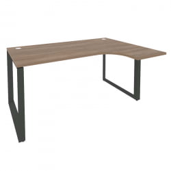 Стол эргономичный правый на О-образном м/к ONIX O.MO-SA-4R Дуб Аризона/Антрацит