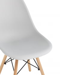 Стул Eames Style DSW светло-серый (разборный каркас)