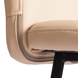 Барный стул Medeo/Медео экокожа , бежевый, 42х56х102 см