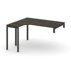 Стол-надставка на опорную тумбу (левый) CОНCЕПТ CН.ОСАН-003(Л) Дуб Мали Антрацит / CONCEPT CN.OSAN-003(L)