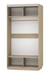 Шкаф-купе двухдверный Экспресс Хит Лондон/Ясень шимо светлый