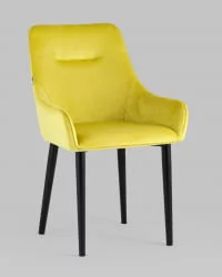Стул Джоан велюр Желтый