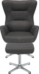 Кресло Еверпроф Аппле Ткань Темно-серый / Everprof Apple