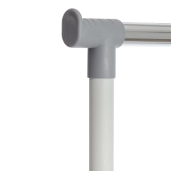 Вешалка на колёсиках ODENT металл, пластик, 86*44*166 см, темно-серый/светло-серый/хром