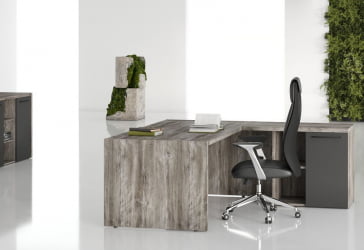 Тумба с фригобаром MORRIS TREND MTF 140 Сосна Нордик Антрацит