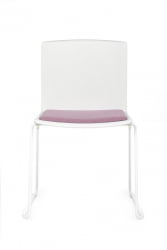 Кресло Simple X-19 Белый/Розовый