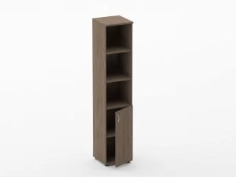 Шкаф высокий полуоткрытый Twin 16.16.14Пр Дуб Верцаска