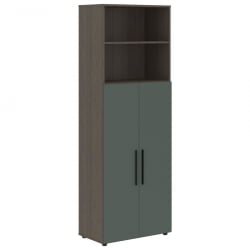 Шкаф с глухими средними дверьми VELION VHCS 80.6 Нефрит Дуб Сильвер