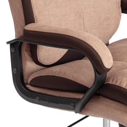 Кресло руководителя Duke metal BL ткань, светло-коричневый, KUB 03/TW-24