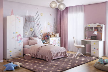 Письменный стол с надстройкой Чудо MDW-05 Белый рамух