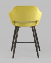 Стул полубарный Саймон ПЛ велюр Золотистый