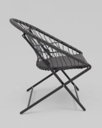 Комплект складной мебели для сада Солей темно-серый / Soley