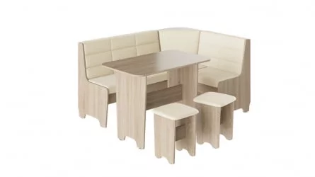 Уголок для маленькой кухни Техас Исп.2 Дуб Сонома/Кашемир Крем