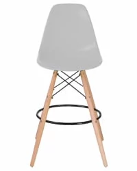 Барный стул ДОБРИН ДСВ БАР Светло-серый ГР-01 / DOBRIN DSW BAR GR-01