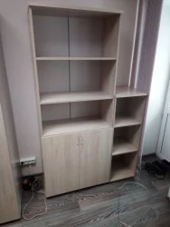 Шкаф средний открытый Twin 16.14.12 Дуб Сантана светлый