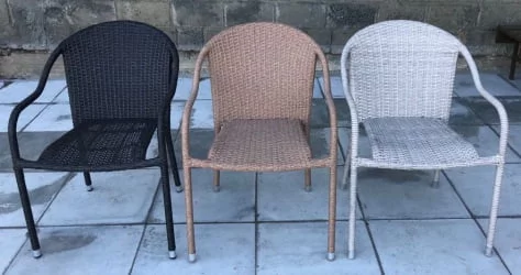 Плетеное кресло из искусственного ротанга AFM-318G-Light Grey