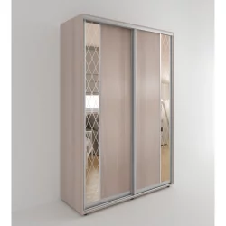 Шкаф-купе 2-х дверный Акцент-Вера ДР 1200х600 Ясень шимо светлый