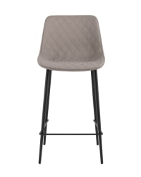 Стул барный Арч экокожа серый / Arch