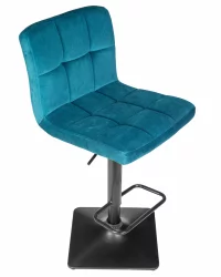 Стул барный ДОБРИН ДОМИНИC Морская волна велюр МДЖ9-99 / DOBRIN DOMINIC MJ9-99