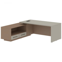 Стол руководителя левый VELION VCT 2119 L Аметист Кобра