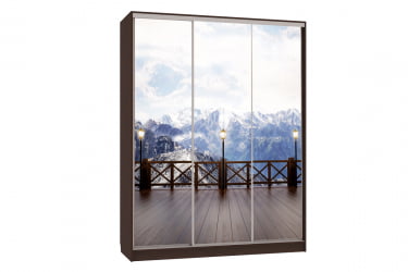 Шкаф в прихожую Бассо 7-600 27 СК-01Б25 венге / SK-01B25