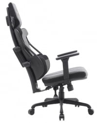Кресло геймерское Everprof Serval S Ткань Черно-серый