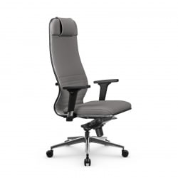 Кресло руководителя Metta L 1m 38К2/2D Infinity Easy Clean (MPES) Комплект 2 Серое