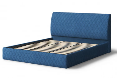 Кровать Хилтон, 2000 кс 1200 мм, синий / x