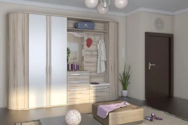 Комплект мебели для прихожей Марта ЛД №2 Белый Дезира Эш