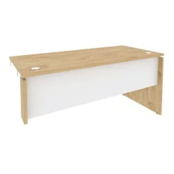 Стол-приставка правый к опорным элементам ОНИКС О.СПР-4.7Р Тиквуд Светлый/Белый / ONIX O.SPR-4.7R