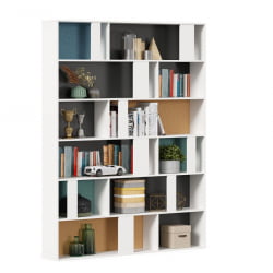 Стеллаж для игрушек Милтон ЛД 537.050.000 Белый Шенилл