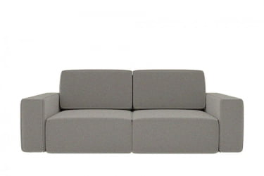 Офисный диван Сунндал (Берхоусе) Цвет фасада: Грей рогожка; Тип: Прямой; Материал фасада: Микророгожка / (Berhouse)