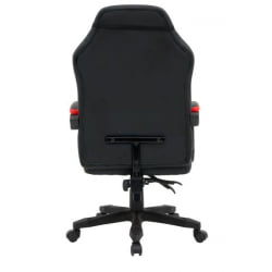 Кресло компьютерное CРОМЕКС (КРОМЕКС) Старт ГМ-105 экокожа черное/красное / CROMEX Start GM-105