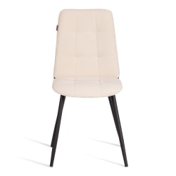 Стул обеденный Асти флок , 47х54х86, молочный, 4 / Asti