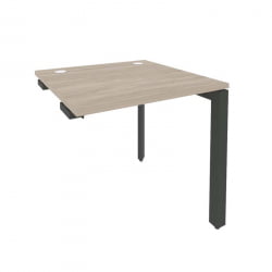 Стол-приставка на П-образном м/к к опорным элементам ОНИКС О.МП-СПР-0.8 Дуб Аттик/Антрацит / ONIX O.MP-SPR-0.8