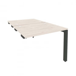 Стол-приставка двойной на П-образном м/к к опорным элем. ONIX O.MP-D.SPR-1.8 Денвер Светлый/Антрацит