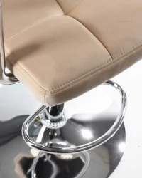 Стул барный ДОБРИН КРУГЕР АРМ Бежевый велюр МДЖ9-10 / DOBRIN KRUGER ARM MJ9-10