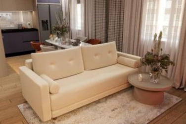 Офисный диван Санднес (Берхоусе) Цвет фасада: Левис 09 велюр; Тип: Прямой; Материал фасада: Металл/Велюр / (Berhouse)