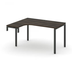 Стол-надставка на опорную тумбу (левый) CОНCЕПТ CН.ОСАН-002(Л) Дуб Мали Антрацит / CONCEPT CN.OSAN-002(L)