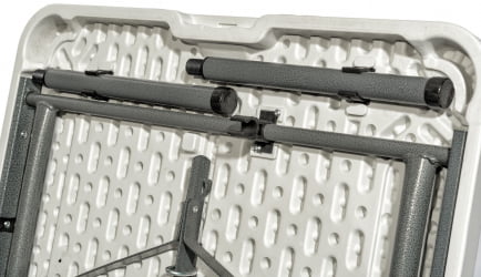 Стол складной чемодан пластиковый Кейт 120, стальной каркас, полиэтилен высокой плотности (HDPE) Стол складной чемодан пластиковый Кейт 120, стальной каркас, полиэтилен высокой плотности (HDPE)